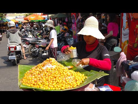 Pipup Thmei Chamkar Doung On 31-01-02 - Cambodian Market Food In Phnom Penh City