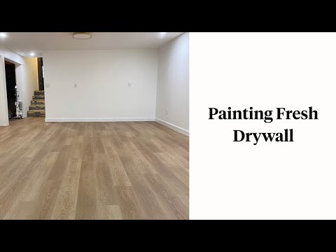 New Drywall Prep (Vacuuming, Priming and Painting Drywall)