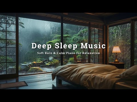 Relaxing Piano & Soft Rain - Peaceful Sleep Music for Restful and Calm Mind, Stress Relief, Insomnia