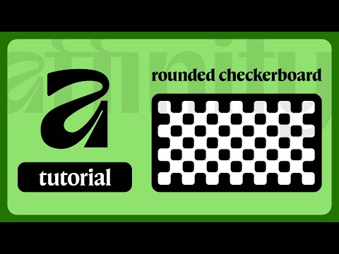 Affinity - How to Create a Rounded Checkerboard Pattern