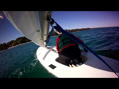 Tack your Sunfish step by step