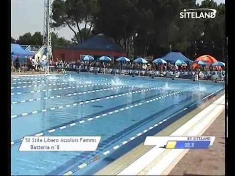 Serie 8 dei 50 Stile Libero  Assoluti Femmine Master - 12 MEMORIAL ANDREA BETTIOL