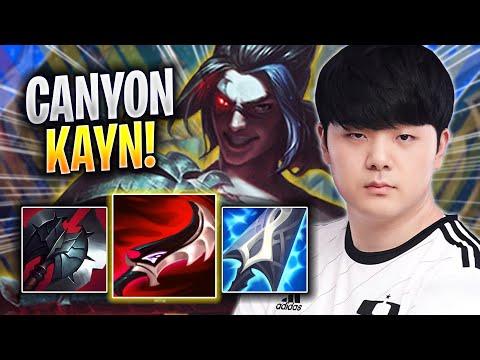 CANYON CRAZY GAME WITH KAYN! - DK Canyon Plays Kayn JUNGLE vs Sejuani! | Season 2023
