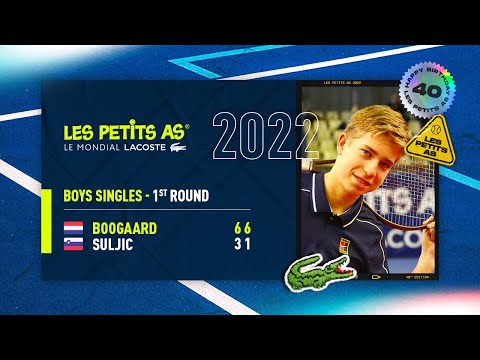 Les Petits As 2022 | Boys 1st Round | Thijs Boogaard vs. Svit Suljic