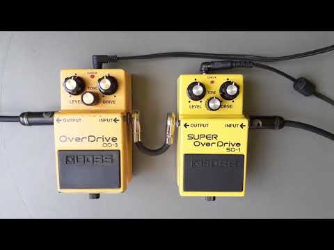 Boss Overdrives: Overdrive OD-3 vs Super OverDrive SD-1