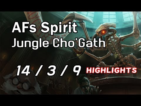 AFs Spirit Jungle Cho'Gath 14/3/9 | Highlights