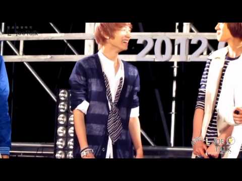 Fancam 120504 l.joe hitting niel @ goje world sea shipbuilding festival