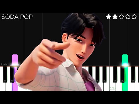 SODA POP - KPOP DEMON HUNTERS - SAJA BOYS | EASY Piano Tutorial