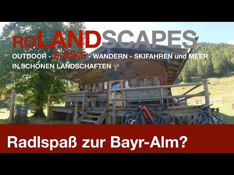 von Bad Wiessee über Schwarzentennalm zur Bayralm mit E-Bike in 4k
