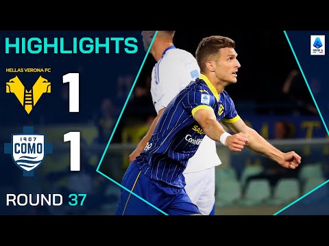 VERONA-COMO 1-1 | HIGHLIGHTS | Late Lazovic Goals Hands Survival Boost to Verona | Serie A 2024/25