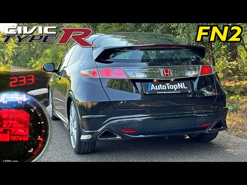 HONDA CIVIC TYPE R FN2 // 0-100 100-200 TOP SPEED & SRS EXHAUST SOUND