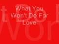 What You Won't Do For Love