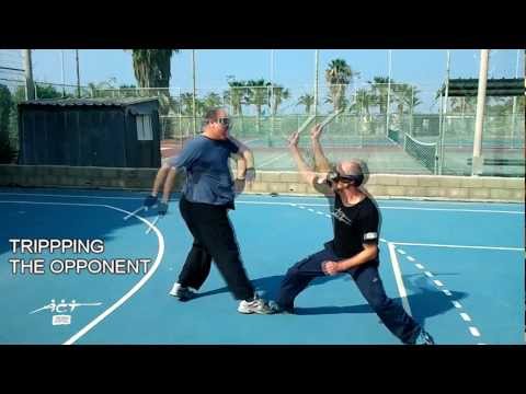 Knife fighting. Trapping the leg. Armed Combat and Tactics. What works.