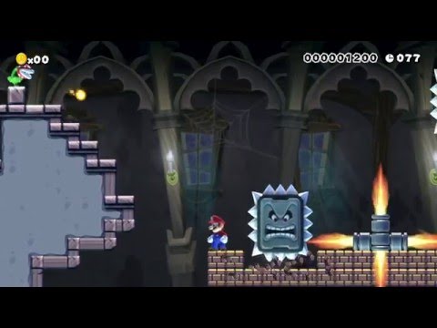 3-2 total remix (Ghost house) by Nicholas - Super Mario Maker - No Commentary 1AF