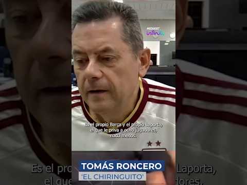 Tomás Roncero, contra Laporta por cancelar el homenaje a los ocho campeones del mundo del Barça