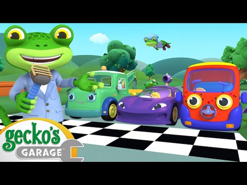The Mega Vehicle Olympics 🏆 Gecko's Garage | Trucks For Children | Cartoons For Kids