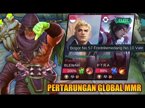 PERTARUNGAN GLOBAL MMR!! MAT HJ TOP GLOBAL ALDOUS VS TOP GLOBAL FREDRINN DAN VALE | ALDOUS MLBB
