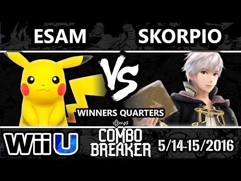 CB2016 - PG | ESAM (Pikachu) Vs. Skorpio (Robin) SSB4 WQ - Smash 4 - Smash Wii U