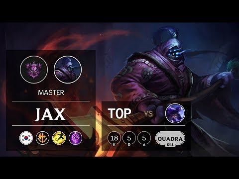 Jax Top vs Ryze - KR Master Patch 9.11