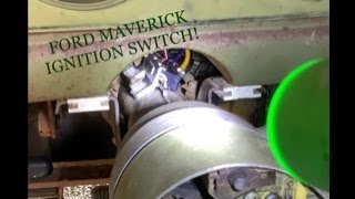 How to replace the ignition switch on a '70s Ford Maverick!