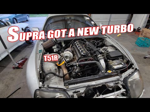 THE SUPRA GOT A GTX3584RS WITH A T51R MOD (SOUNDS INSANE)