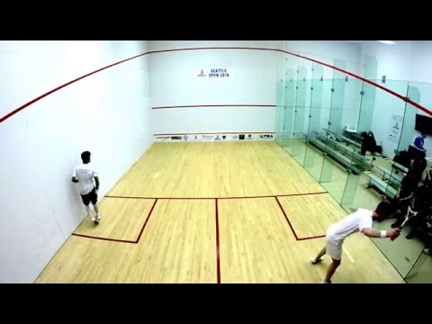 Seattle Squash Open 2016 - Men's Semifinal Shah Khan (PAK) vs Andrew Schnell (CAN)