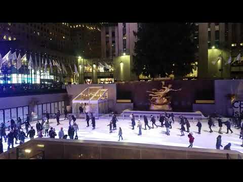 Rockefeller Center Ice Skating 2021. 뉴욕 락펠라 센타 아이스 스케이팅