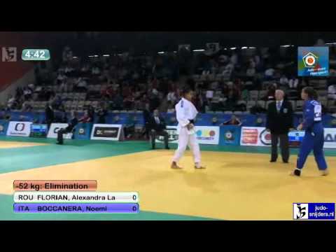 Judo 2012 European Championship U23 Prague: Florian (ROU) - Boccanera (ITA) [-52kg]