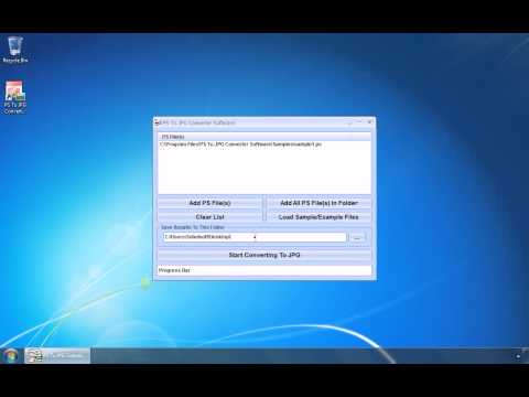 PS To JPG Converter Software
