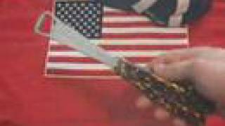 Flames Balisong BottleFly Batangas Butterfy Bottle Opener