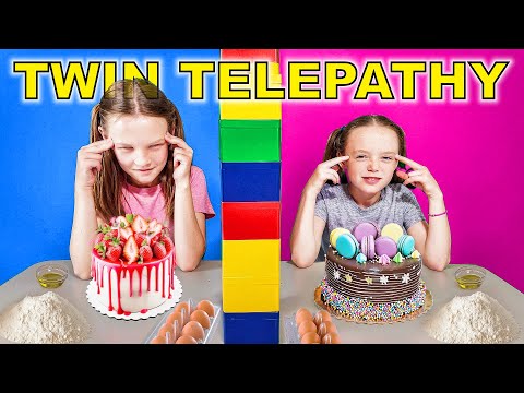 Twin Telepathy Cake Challenge!!