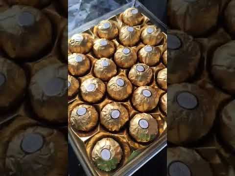 Box of GOLDEN CHOCOLATES  #unboxing #chocolates #ferrerorocher