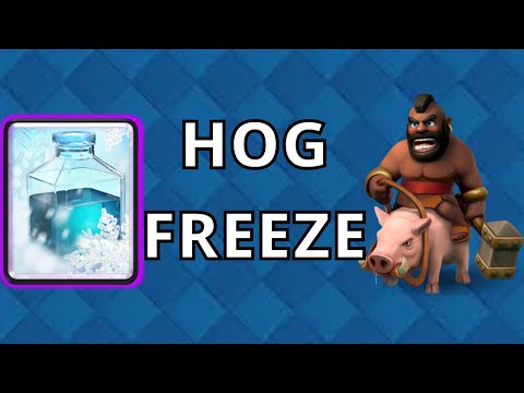 EASY WINS WITH THIS DECK! | Hog Rider Freeze Deck Clash Royale