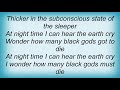 Gravediggaz The Night The Earth Cried Lyrics