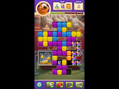 Toon Blast Level 7024 - NO BOOSTERS 🐻🐺🐱 | SKILLGAMING ✔️