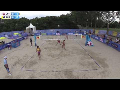 2018 Vienna Graudina/Kravcenoka (LAT) v Clancy/Artacho (AUS)