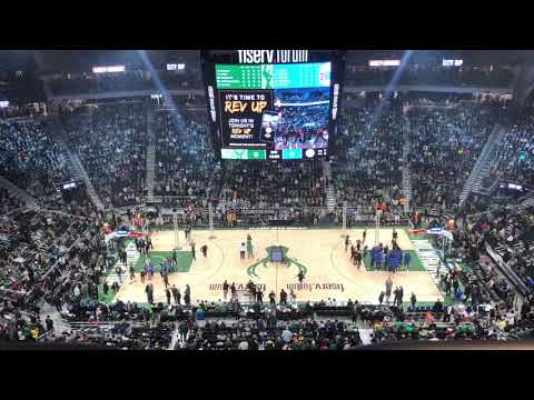 Milwaukee Bucks introductions vs. 76ers (March 17th, 2019)
