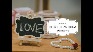 Como ficou meu chá de panela rústico