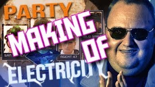 Making Of &quot;Party Electricity&quot; - Kim Dotcom