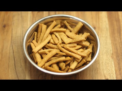 Village Snack Jaggery sev Jaggery sev recipe
