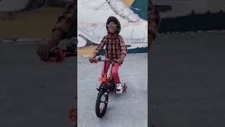 my baby is learning how to ride a bicycle #dailyvlog #goviral