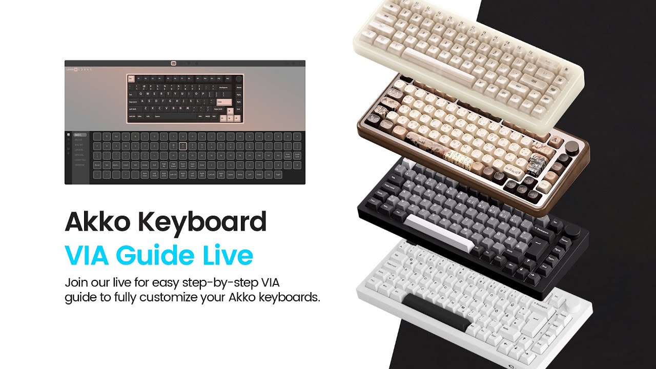 Akko Keyboard VIA Guide Live