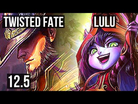 TWISTED FATE vs LULU (MID) | 2.5M mastery, 6/2/11, 500+ games | KR Grandmaster | 12.5