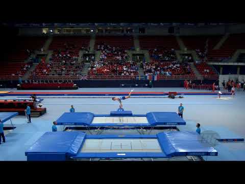 RABTSAU Aleh (BLR) - 2017 Trampoline Worlds, Sofia (BUL) - Qualification Trampoline Routine 1