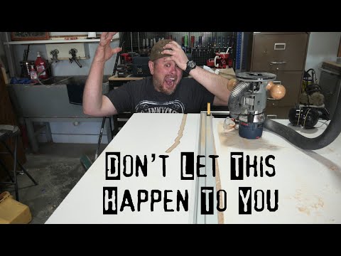 How to cut perfectly straight dado grooves with a router