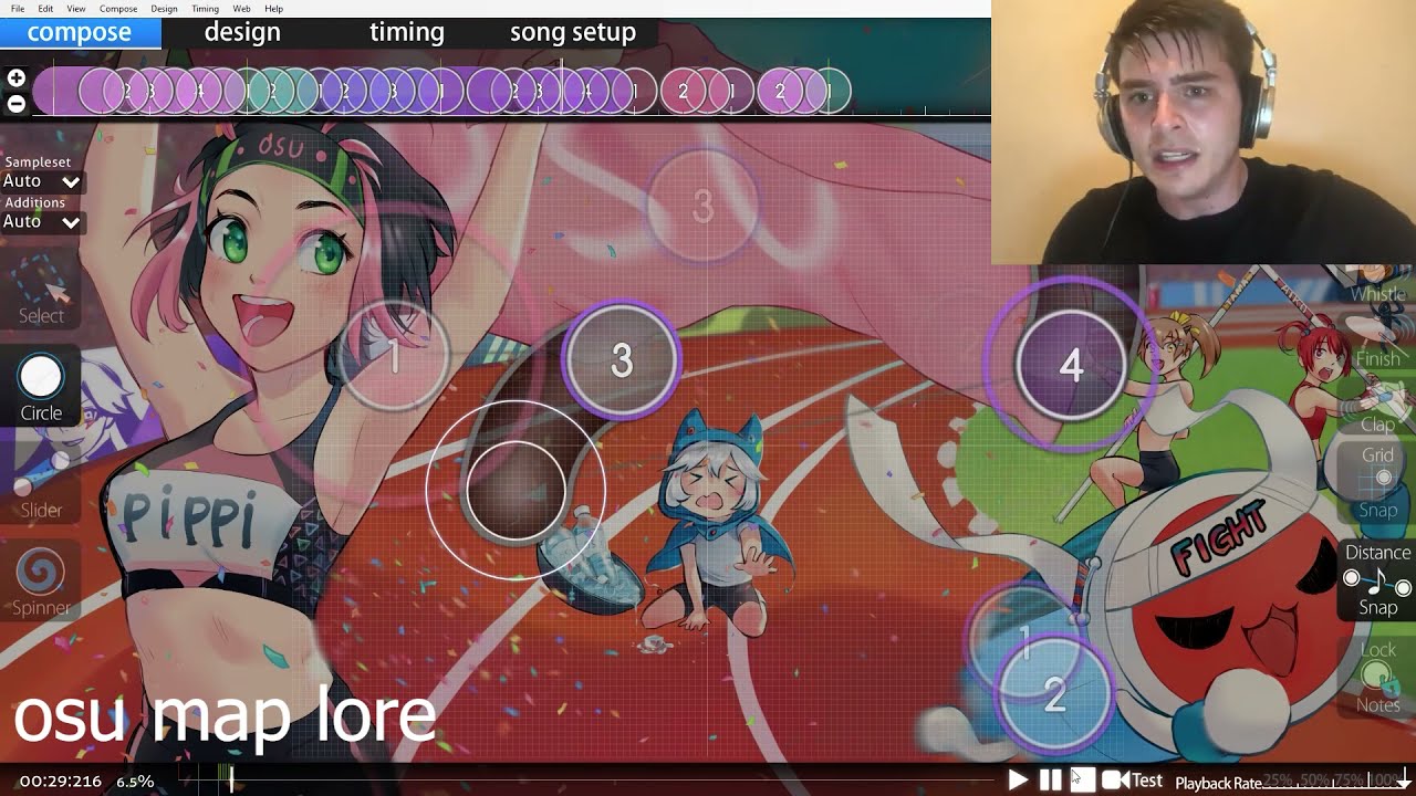 intense osu mapping