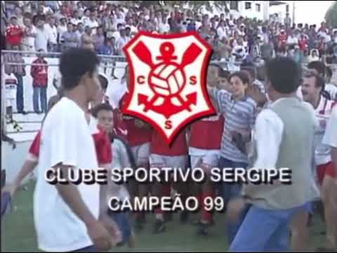 Confiança 1 x 4 Sergipe - Volta olímpica do campeão sergipano de 1999