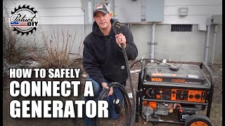 How To SAFELY Connect A Generator To Your House