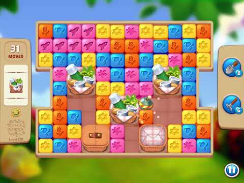 Lily’s Garden: Design & Relax - Day 8 - Level 201 - Hot Streak - FULL STORY - CaroGamesNL