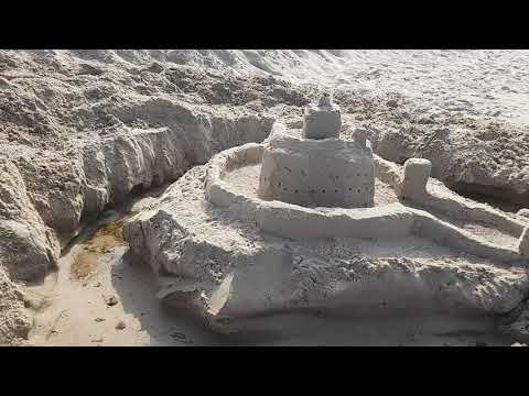 Międzywodzie 2019 Zamek z piasku